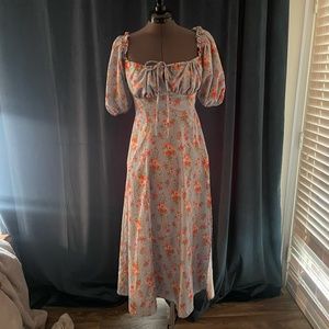Cottage Core Floral Dress